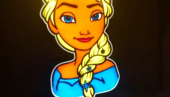 Светодиодная лампа Frozen Lightbox 1