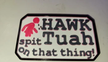 Магнит на холодильник Hawk Tuah (подходит для печати на о...
