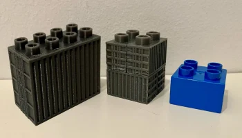 Кирпичи грузового контейнера для Lego Duplo (2 размера - ...
