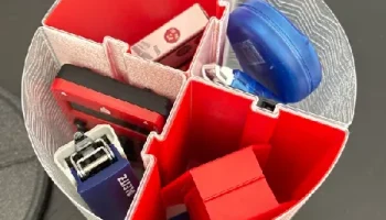 Штабелируемая ваза с крышкой и инкрустациями... 1