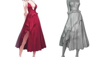 Noelle Vestido Красный Genshin Impact Noelle Vestido Красный Genshin Impact