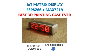 Часы и информер IoT ESP8266 MAX7219 ЛУЧШИЙ и самый прост... Часы и информер IoT ESP8266 MAX7219 ЛУЧШИЙ и самый прост...