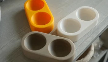 Лоток для яиц 2x1, гладкий стиль 2