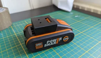 Настенное крепление для аккумулятора Worx 20 В 1,5 Ач (д...