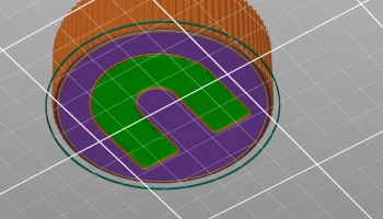 Магнитная коробка 40x20 мм 2