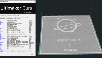 Elegoo Neptune 2 Cura 4.11 + 4.12.1 изображение сетки кр... 1