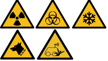 Магниты для предупреждающих знаков ISO 7010.........