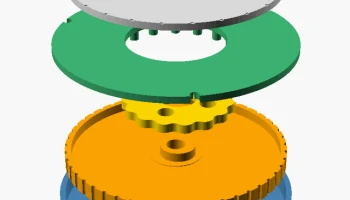 Cyclo Turntable - основание дисплея с точной регулировкой... 1