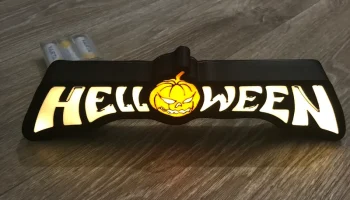 Световой короб HELLOWEEN Band