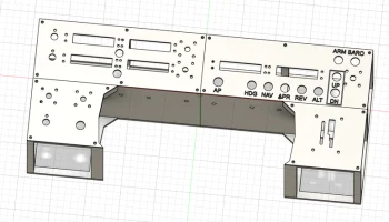 Стек симулятора полета для Saitek Yoke