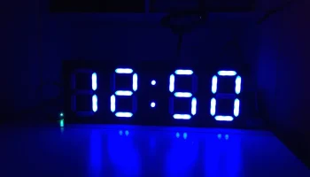7-сегментные часы NeoPixel 8