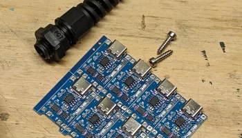 Блок цифрового дисплея тензодатчиков HX711 - 18650 и USB-C 3