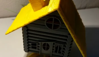 Хижина Бабы Яги для светодиодной чайной свечи 3
