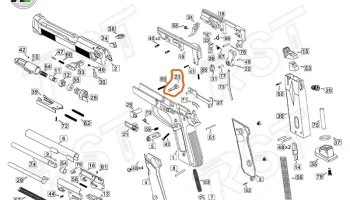 AIRSOFT GBB M92 Beretta затвор AIRSOFT GBB M92 Beretta затвор