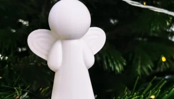 Рождественский ангел - футляр для денежного подарка 1