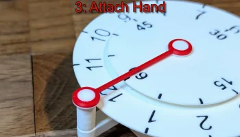 Перевернутые настольные часы 7