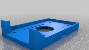 Чехол для настенного крепления Pi4 и BTT PiTFT50 4