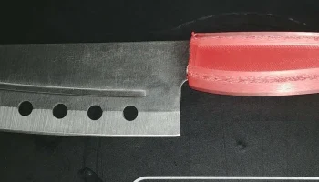 Эргономичная ручка кухонного ножа / Manche ergonomique p...