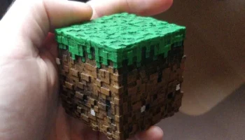 Подарочная коробка Minecraft Grass Block 3