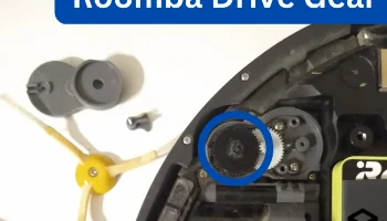Привод боковой подметальной машины Roomba