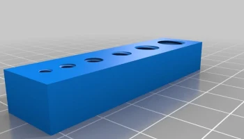 M3 - M10 Тест резьбы, напечатанный на 3D-принтере