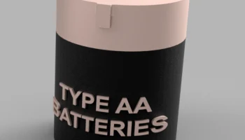 ДЕРЖАТЕЛЬ БАТАРЕЙКИ AA - PORTA BATTERIE AA