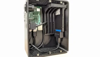 Мини-корпус NAS RPI4B на 4 SSD 2