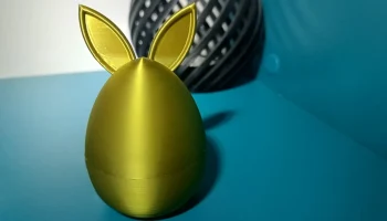 Конфетница из пасхального яйца с заячьими ушками... 5