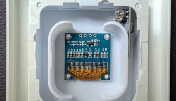 Gira 55 комнатная температура с OLED 2