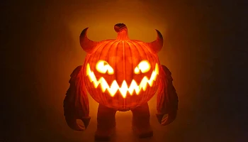 Держатель светодиодной чайной свечи Jack-o-Lantern Monster 3