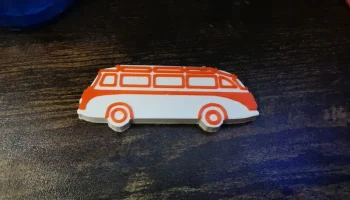Винтажный магнит Setra Bus на холодильник/доску......