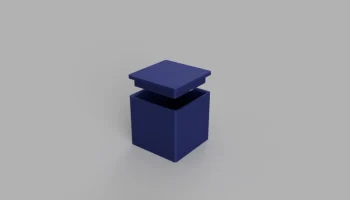 Простой контейнер 5х5 с крышкой.