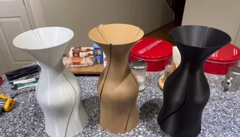Большая ваза с тремя флейтами 1