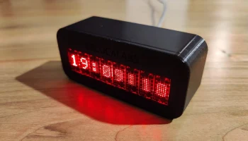 Часы Pixie Clock, 6 цифр Часы Pixie Clock, 6 цифр