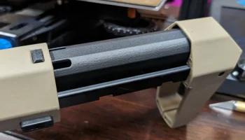 Крышка батарейного отсека для Airsoft Calico Jack M4 (M904)
