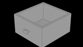 Совместимый с Lego (3.dat) ящик-контейнер 4 x 4 x 2...