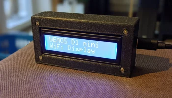 ЖК-дисплей 16x2 с корпусом D1-Mini