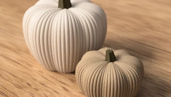 Декоративная фигурка тыквы 0