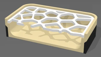 Мыльница Вороного (+съемное настенное крепление) 1