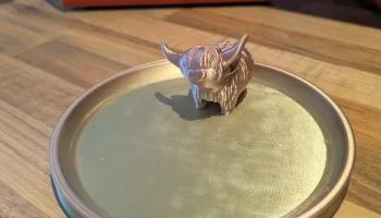 Блюдо для украшений из горной коровы 1