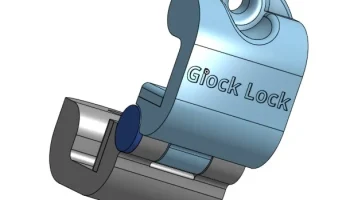 Замок ручки коробки пистолета Glock 4