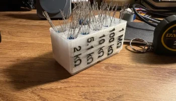 Gridfinity Resistor Organizer Caddy