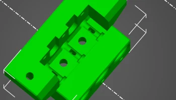Магнитный мод датчика Prusa XL с боковой нитью и магнитны...