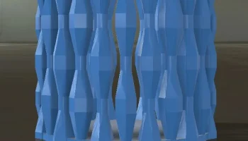 Украшение, ваза или корзина для мусора "GimpiPrint Vase V... 1