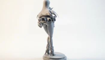 Фигурка девушки аниме, персонаж манги, 3D-печать 4