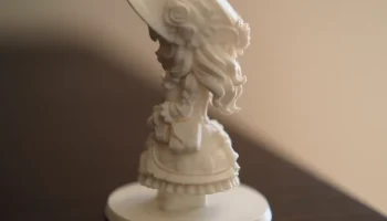 Готическая девушка в стиле чиби - миниатюра для 3D-печат... 1