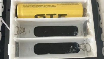 Battery pack for 1650 batteries