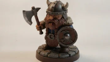 Фигурка Chess Viking Pawn, 3D-печать Фигурка Chess Viking Pawn, 3D-печать
