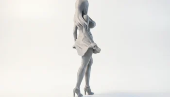 Фигурка девушки аниме, персонаж манги, 3D-печать 2