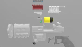 Плазменный пистолет Fallout Glock 86 от 3нихей сделан дл... 2